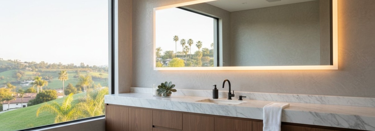LED Mirror for Bathroom in Van Nuys: The 2026 Lighting & Design Guide