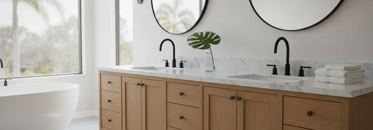 Transitional Style Bathroom Vanity Guide: The Perfect Blend for Los Angeles Homes