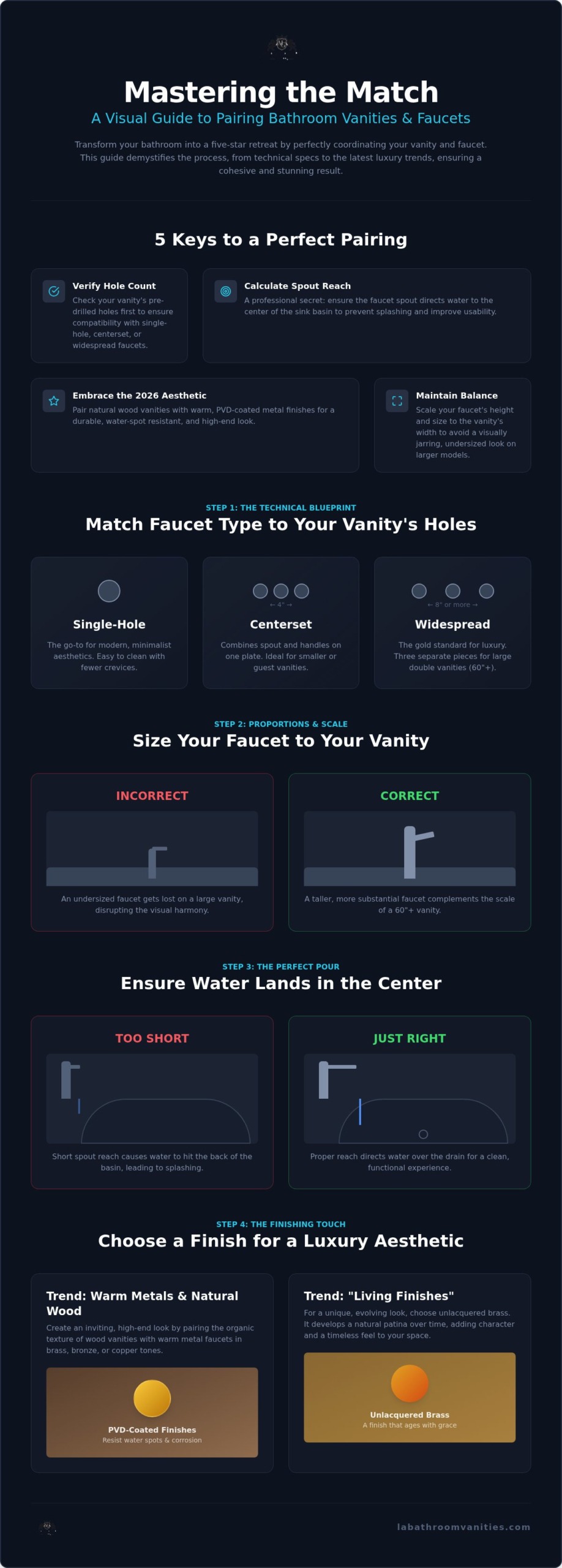The Ultimate Guide to Matching Your Bathroom Vanity and Faucet: Style, Scale, and LA Trends (2026)